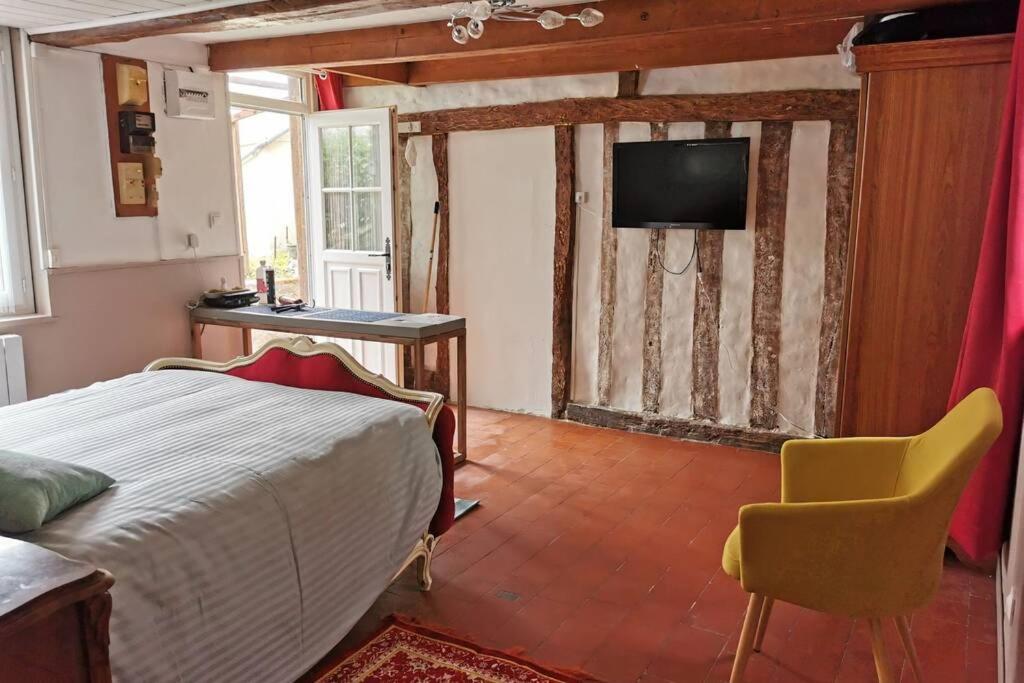 Ferienwohnung Le 3 De Coeur Avec Terrasse Honfleur Exterior foto